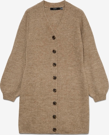 VERO MODA Knit dress 'EFILE' in Brown: front