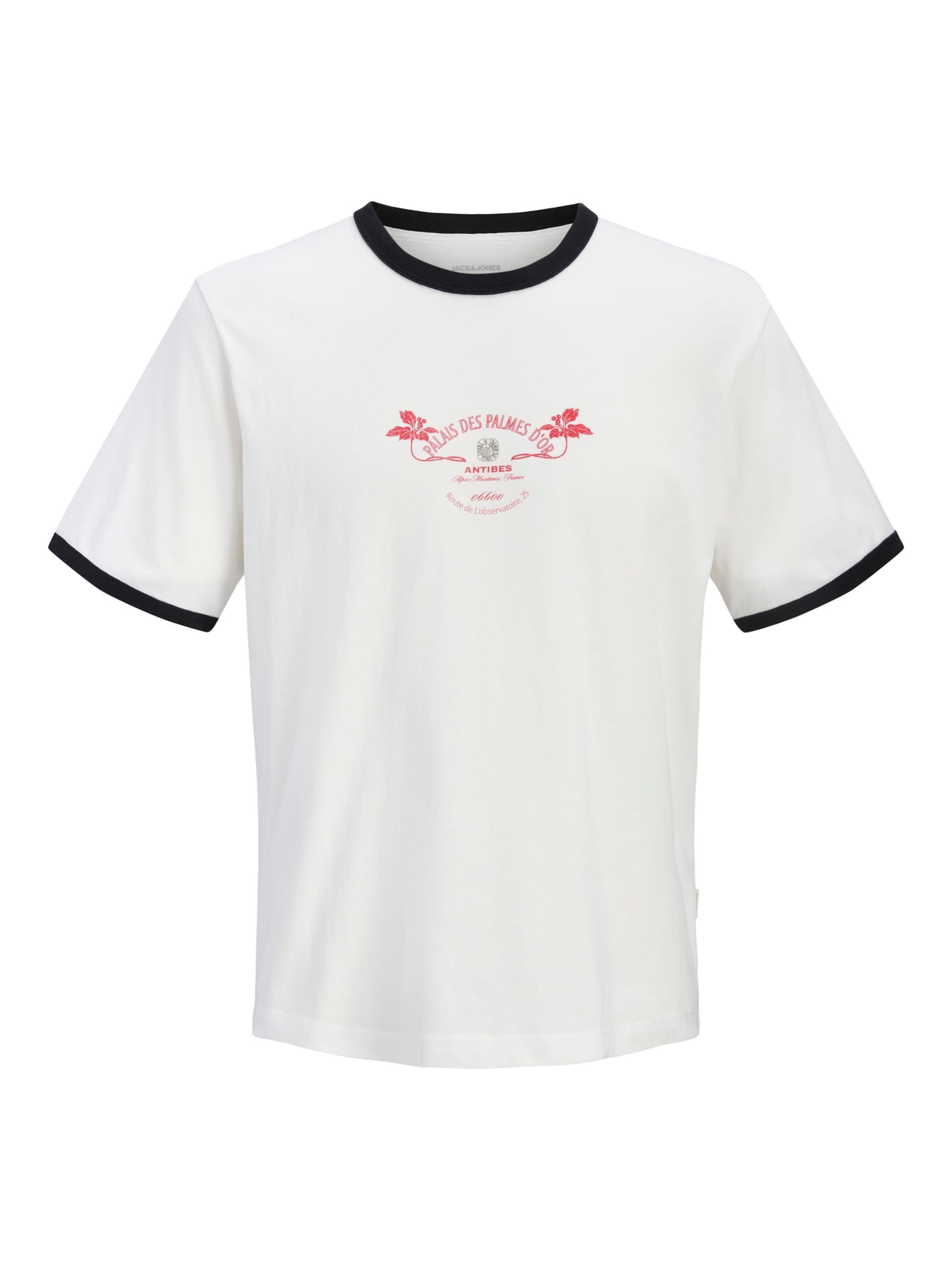 JACK & JONES T-Shirt in Weiß: Vorderseite