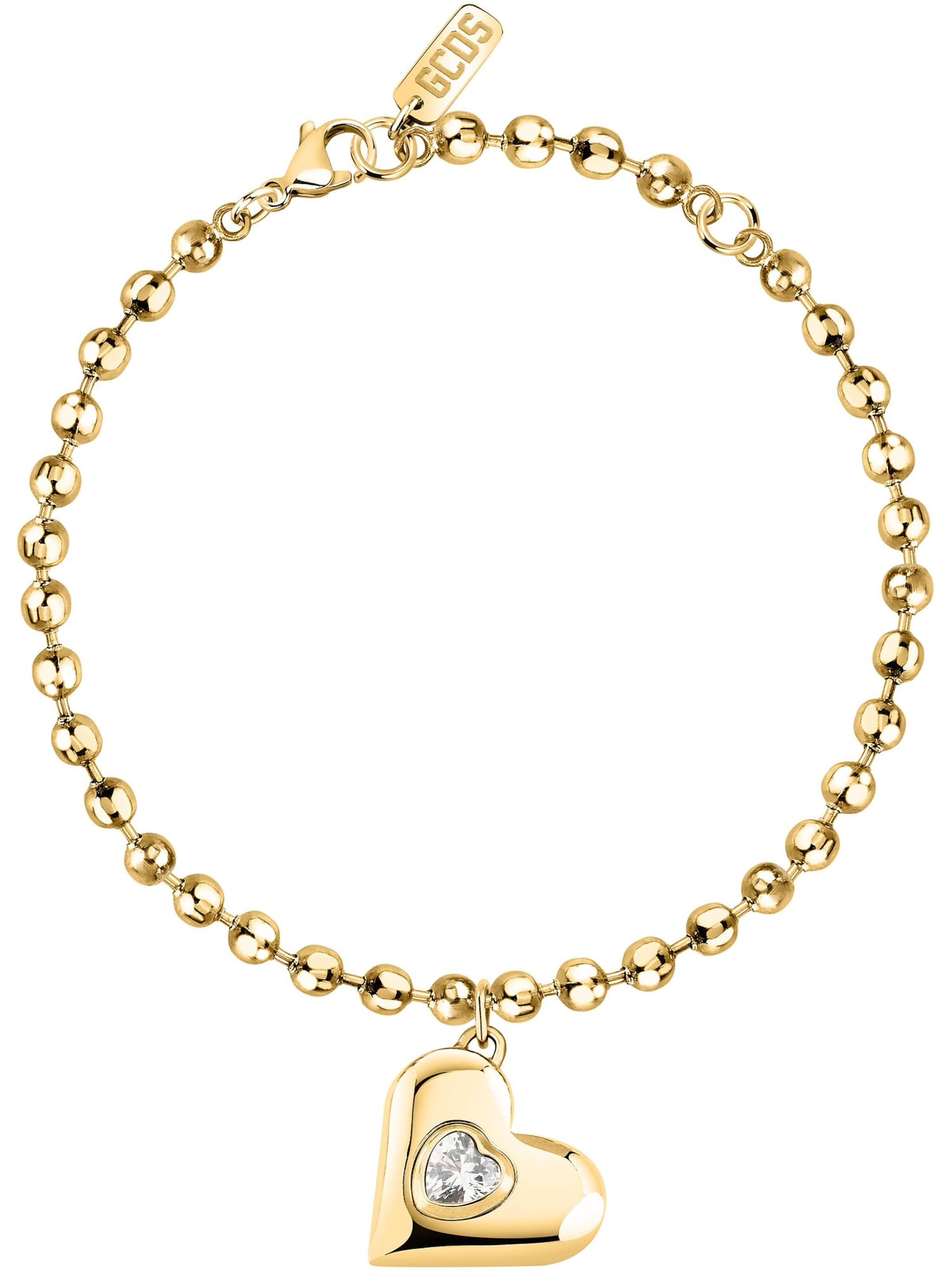 GCDS Bracelet in Yellow: front