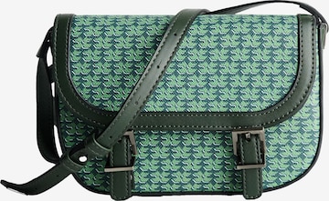 Bershka Olkalaukku värissä vihreä: etupuoli