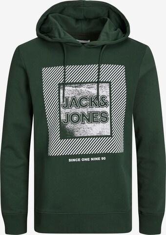 JACK & JONES Sweatshirt 'Stein' in Groen: voorkant