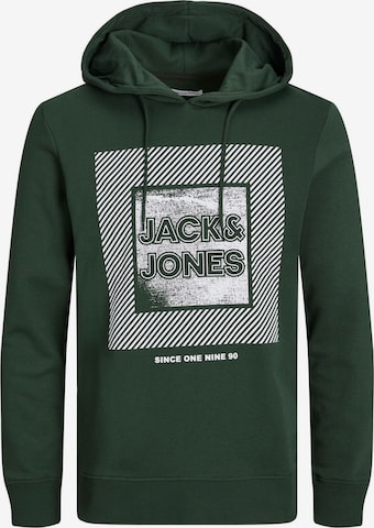 Sweat-shirt 'JJStein' JACK & JONES en vert : devant