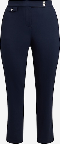 Regular Pantaloni 'Zinlean' de la Lauren Ralph Lauren Plus pe albastru: față