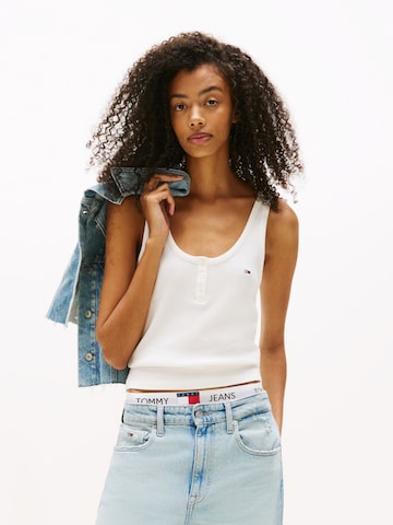 Tommy Jeans Top in Weiß: Vorderseite