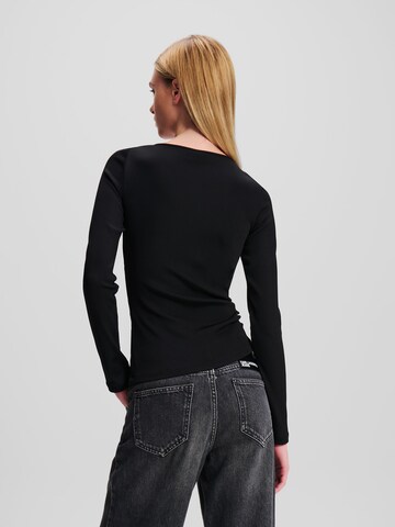KARL LAGERFELD JEANS Топ в черно
