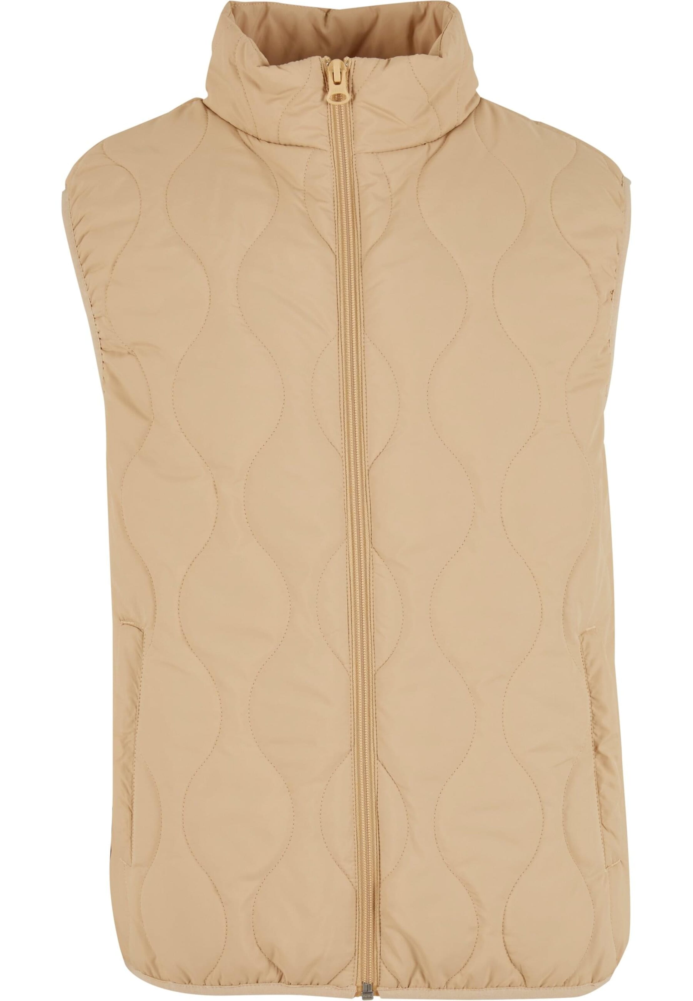 Urban Classics Vest in Beige: front