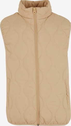 Gilet di Urban Classics in beige: frontale