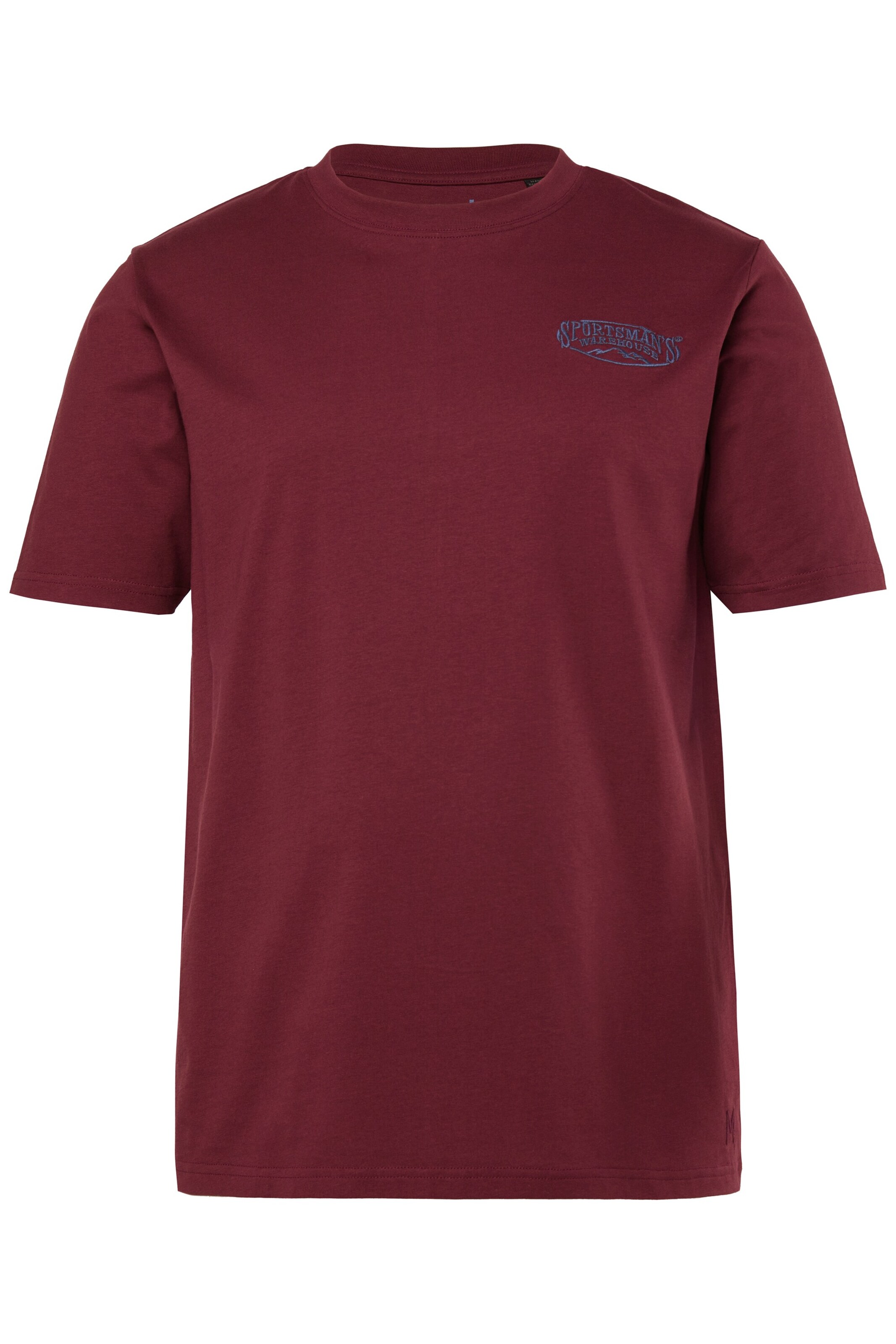 Men Plus Shirt in Red: front