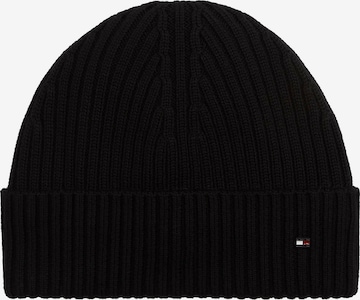 TOMMY HILFIGER Beanie in Black: front