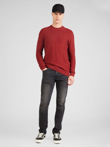 MUSTANG Sweater 'Emil' in Red