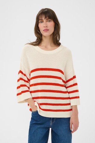 Part Two Pullover 'Aliza' in Weiß: Vorderseite