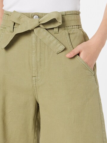 ESPRIT Wide leg Trousers in Green