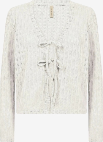 Soyaconcept Neuletakki 'SHONAS 3' värissä valkoinen: etupuoli