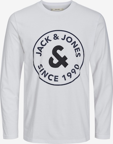 JACK & JONES Shirt 'AARON' in White: front