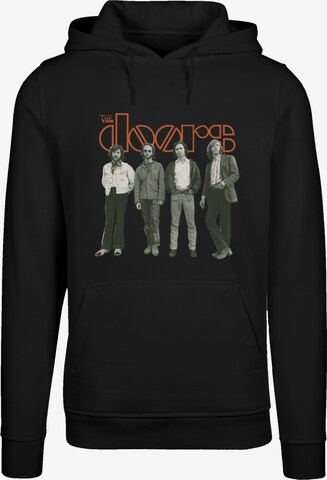 F4NT4STIC Sweatshirt 'The Doors Music Band Band Standing' in Zwart: voorkant