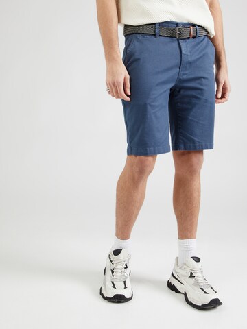 INDICODE JEANS Regular Chinohousut 'Brio' värissä sininen: etupuoli