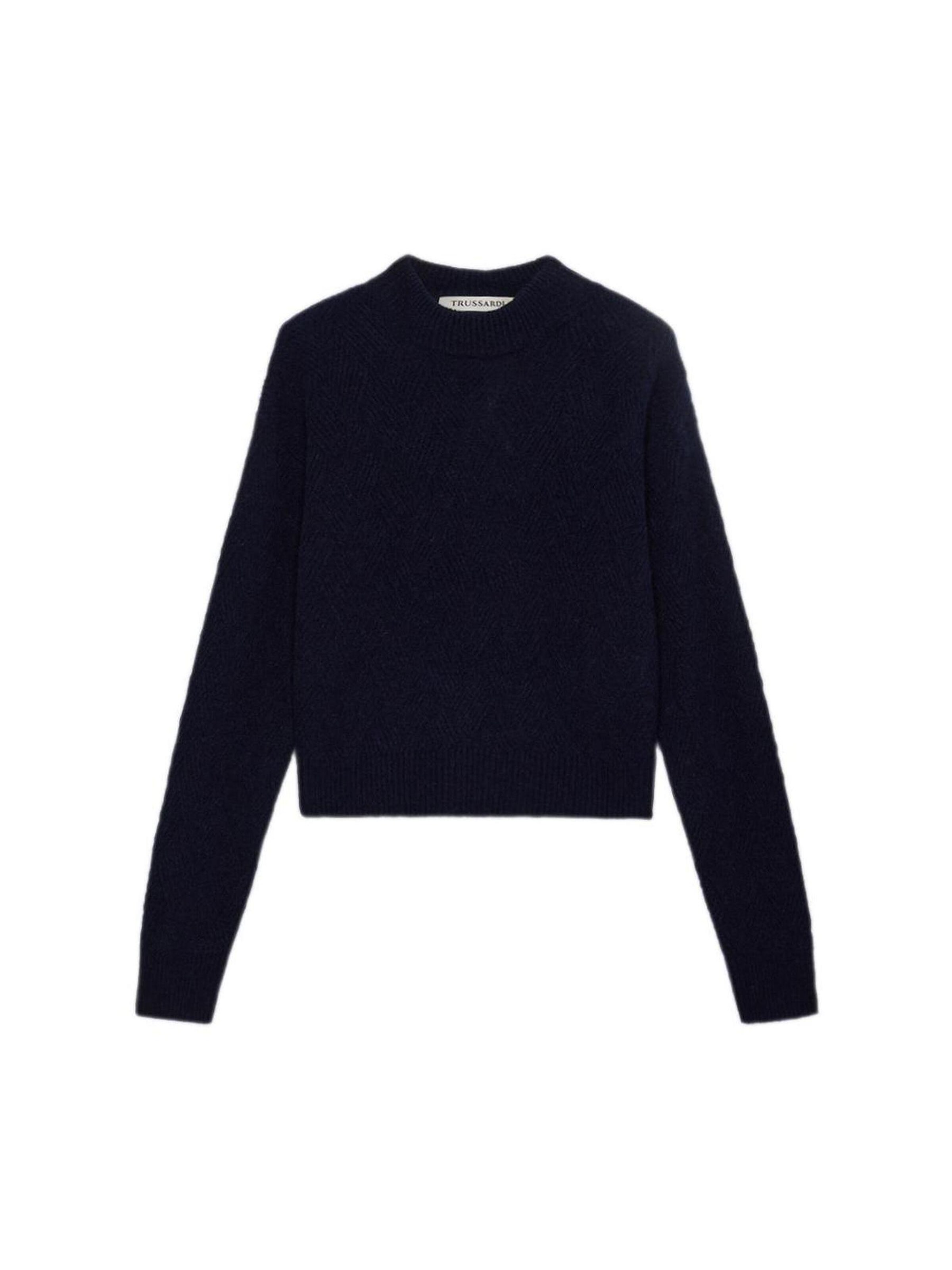 Pull-over Trussardi en bleu : devant