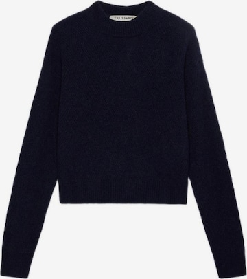Pull-over Trussardi en bleu : devant