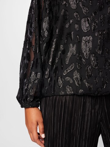 Fransa Curve Blouse in Black