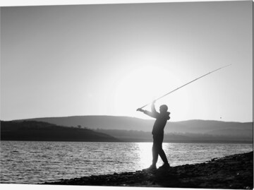 Liv Corday Bild  'Fisherman' in Grau: predná strana