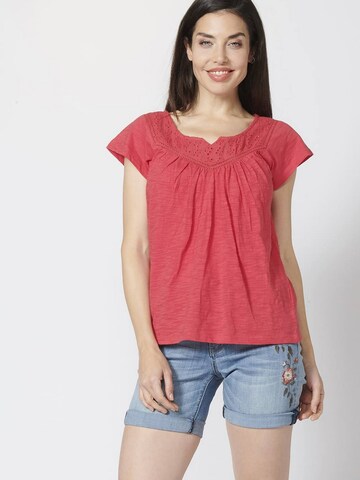 KOROSHI T-Shirt in Rot