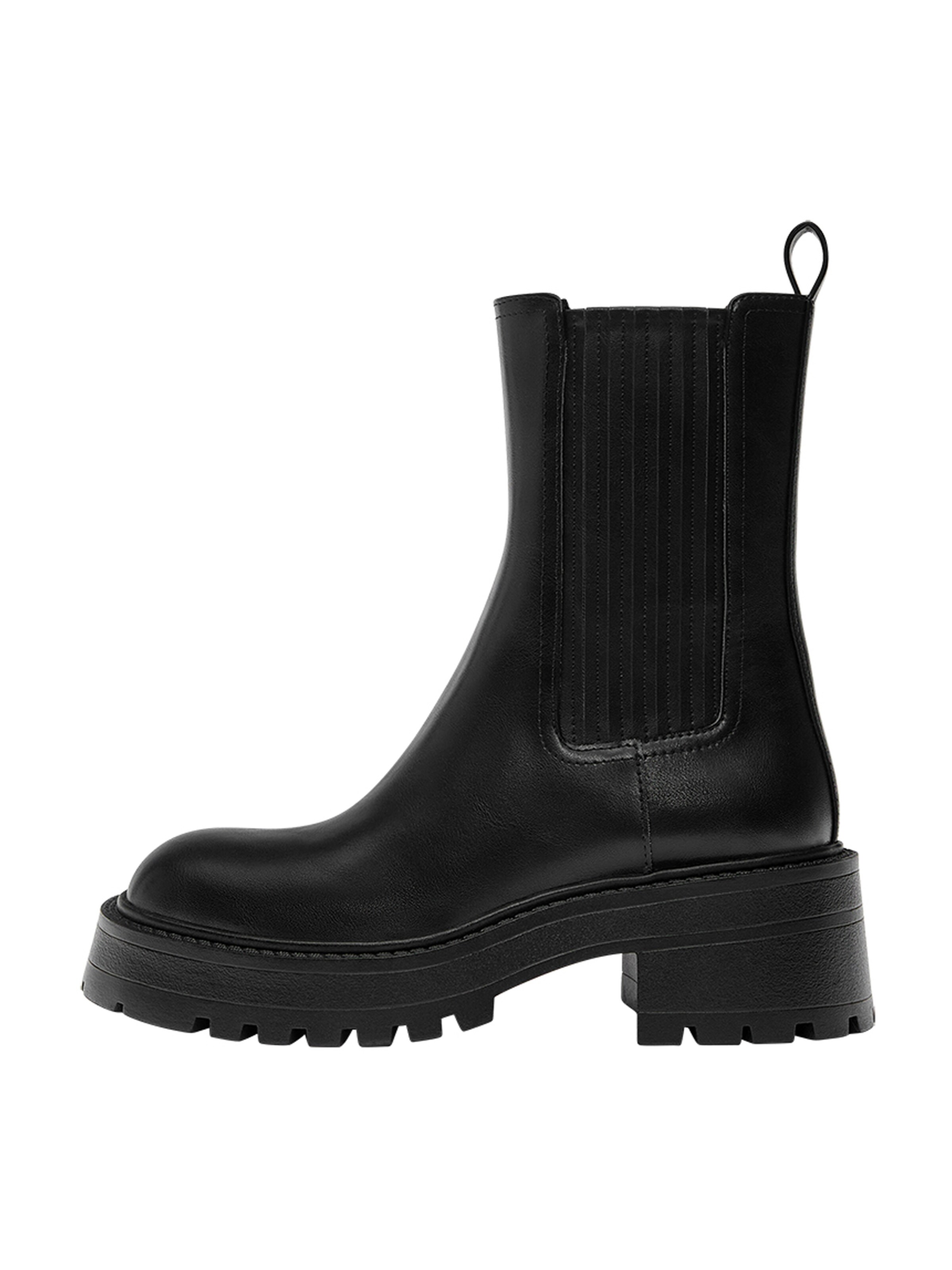 Chelsea Boots Pull&Bear en noir
