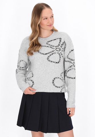 Pull-over MYMO en gris : devant