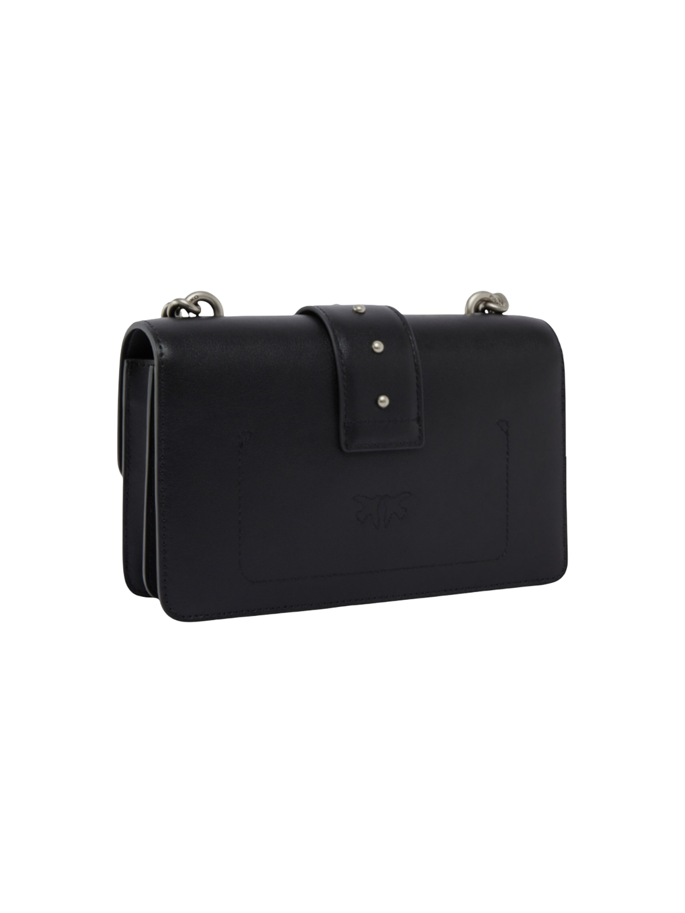 PINKO - Bolso de hombro 'LOVE ONE' en negro