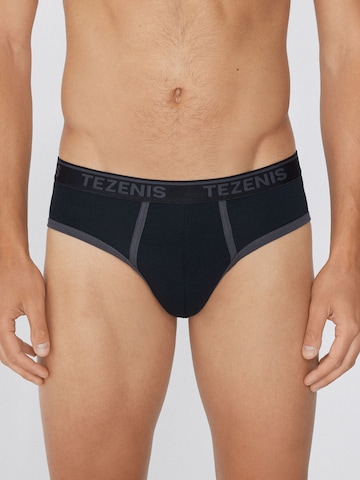 Tezenis Slip in Schwarz: Vorderseite