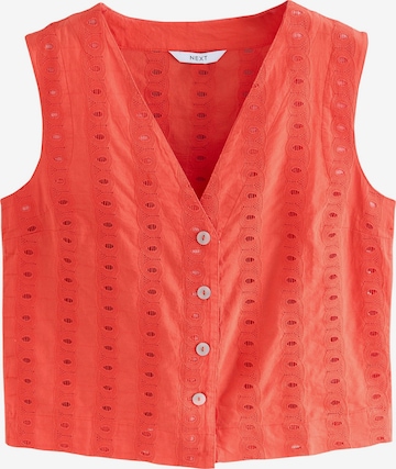 Vestă de costum de la Next pe roșu: față
