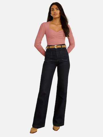 love & roses - Top en rosa: frente