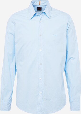 BOSS Regular fit Overhemd 'Relegant_6' in Blauw: voorkant