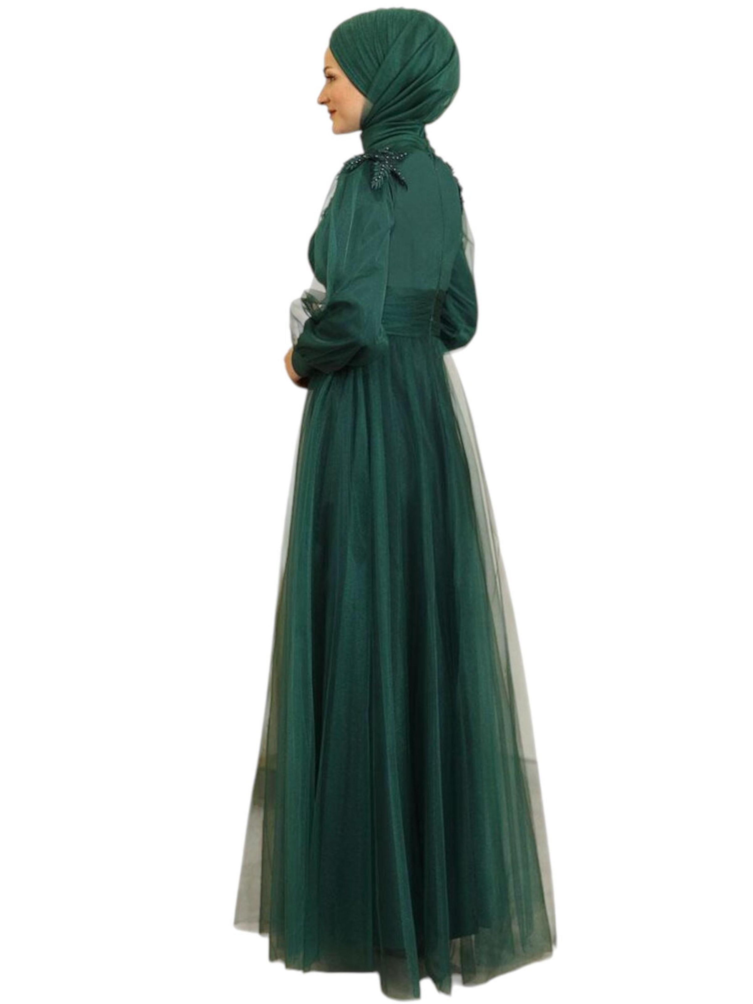 Abito da sera 'MINEL' di fashionshowcase in verde