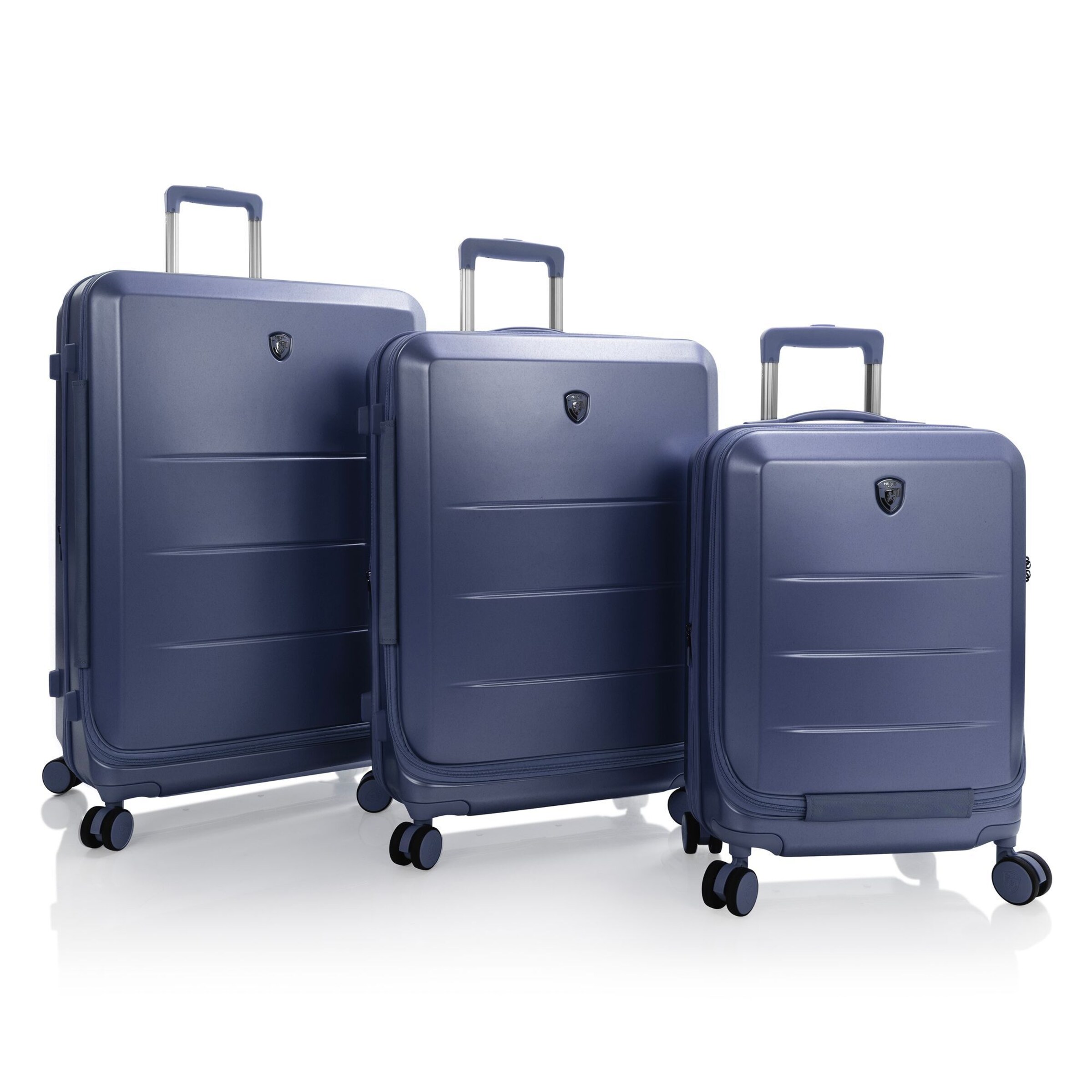 Heys Suitcase Set in Blue: front