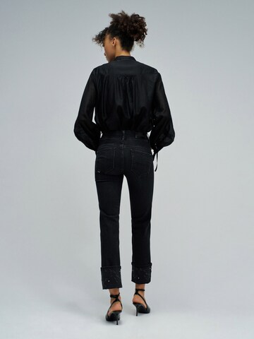 Salsa Jeans Regular Jeans 'Secret' in Zwart