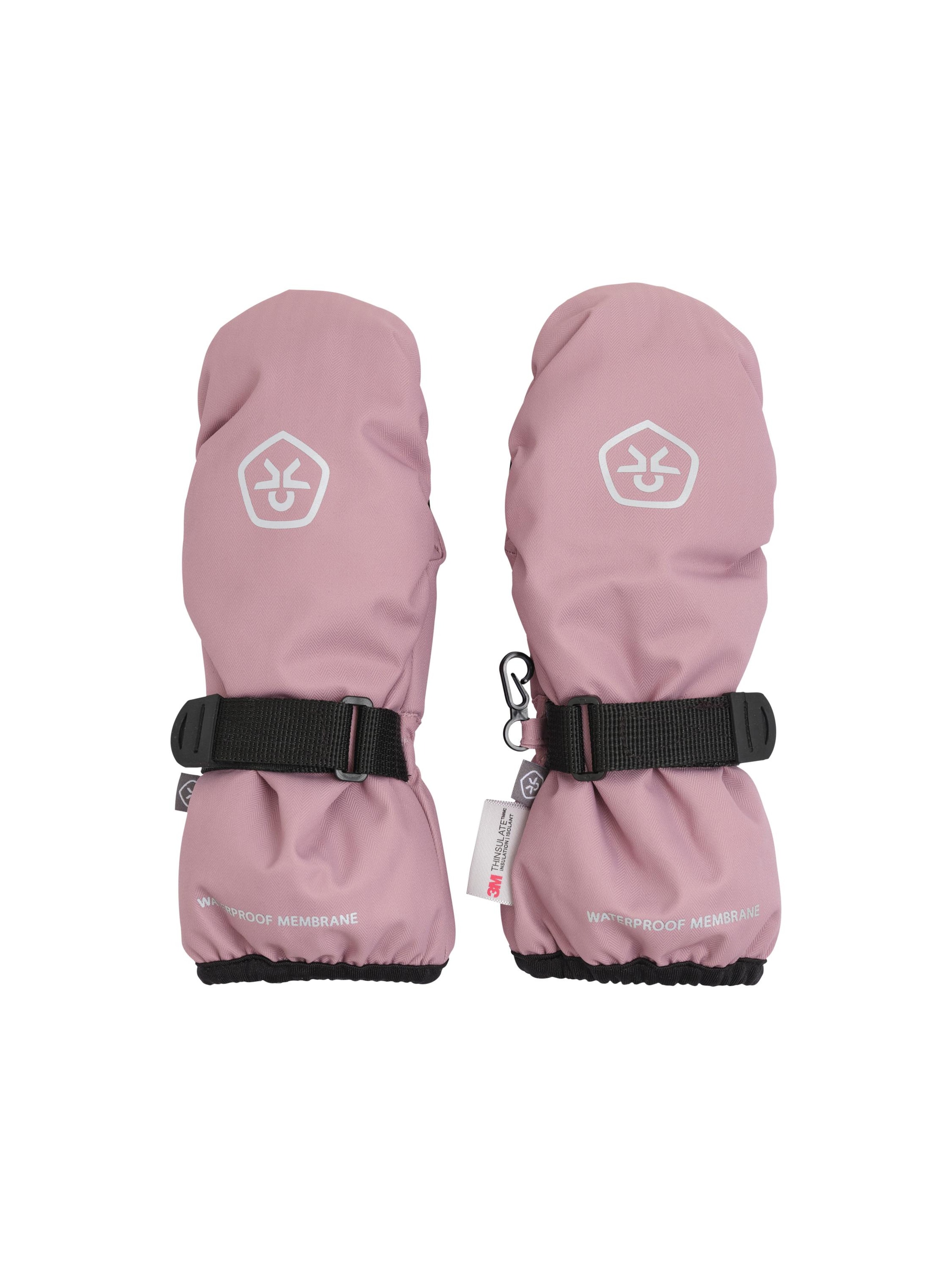 COLOR KIDS Gloves in Pink: front
