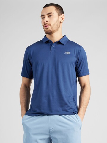 new balance - Camisa funcionais 'Essentials Performa' em azul: frente