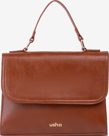 Usha Handbag in Brown: front