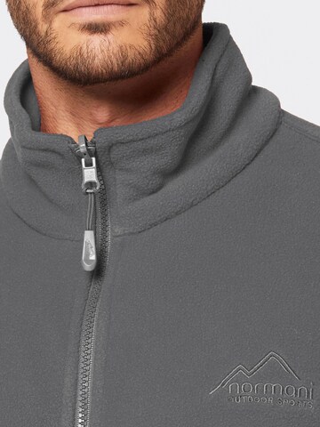normani Athletic Fleece Jacket 'Laanila' in Grey