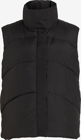 VILA Vest in Black: front