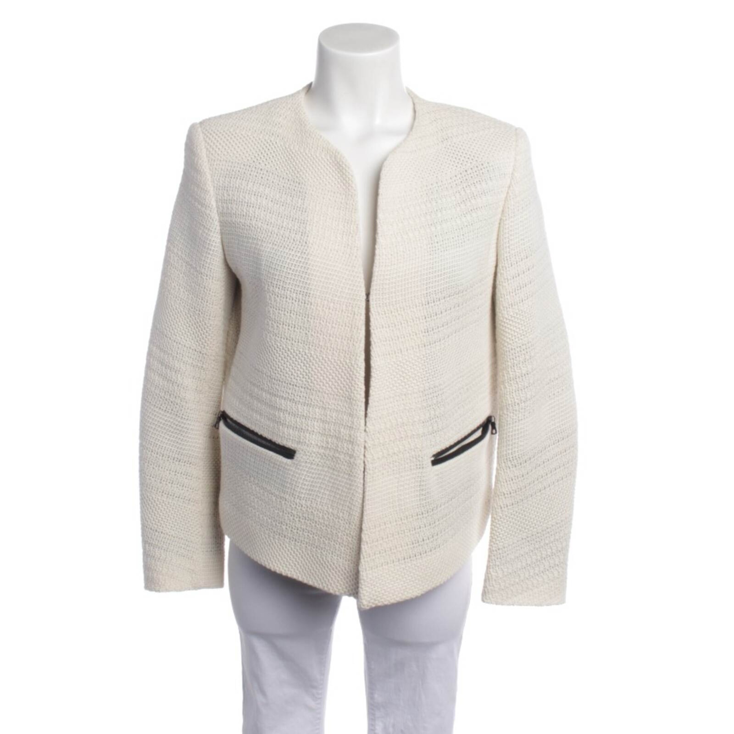 Sandro Jacket & Coat in M in White: front