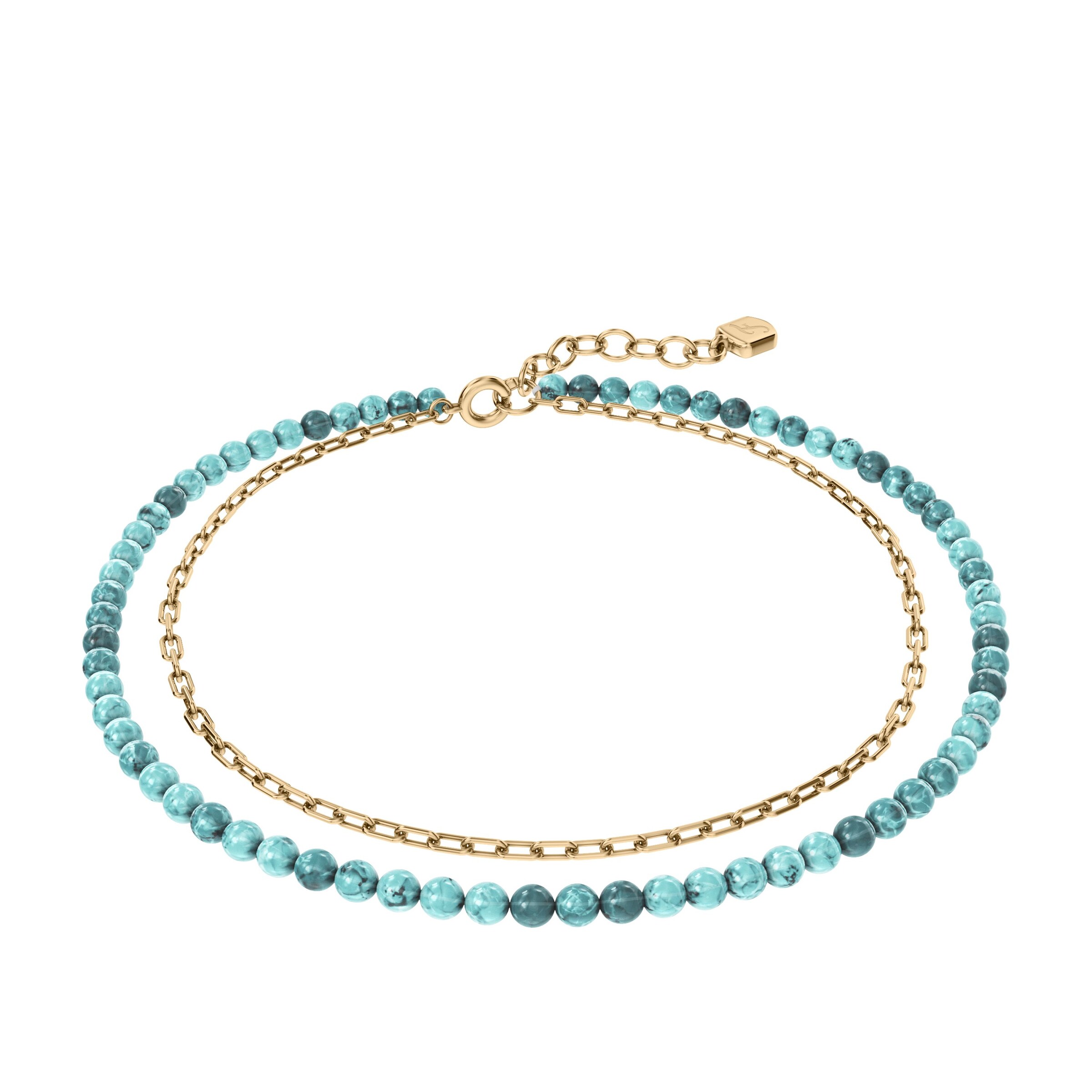 FOSSIL Fußschmuck in Blau: Vorderseite