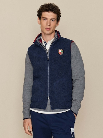 Hackett London Vest in Blue: front
