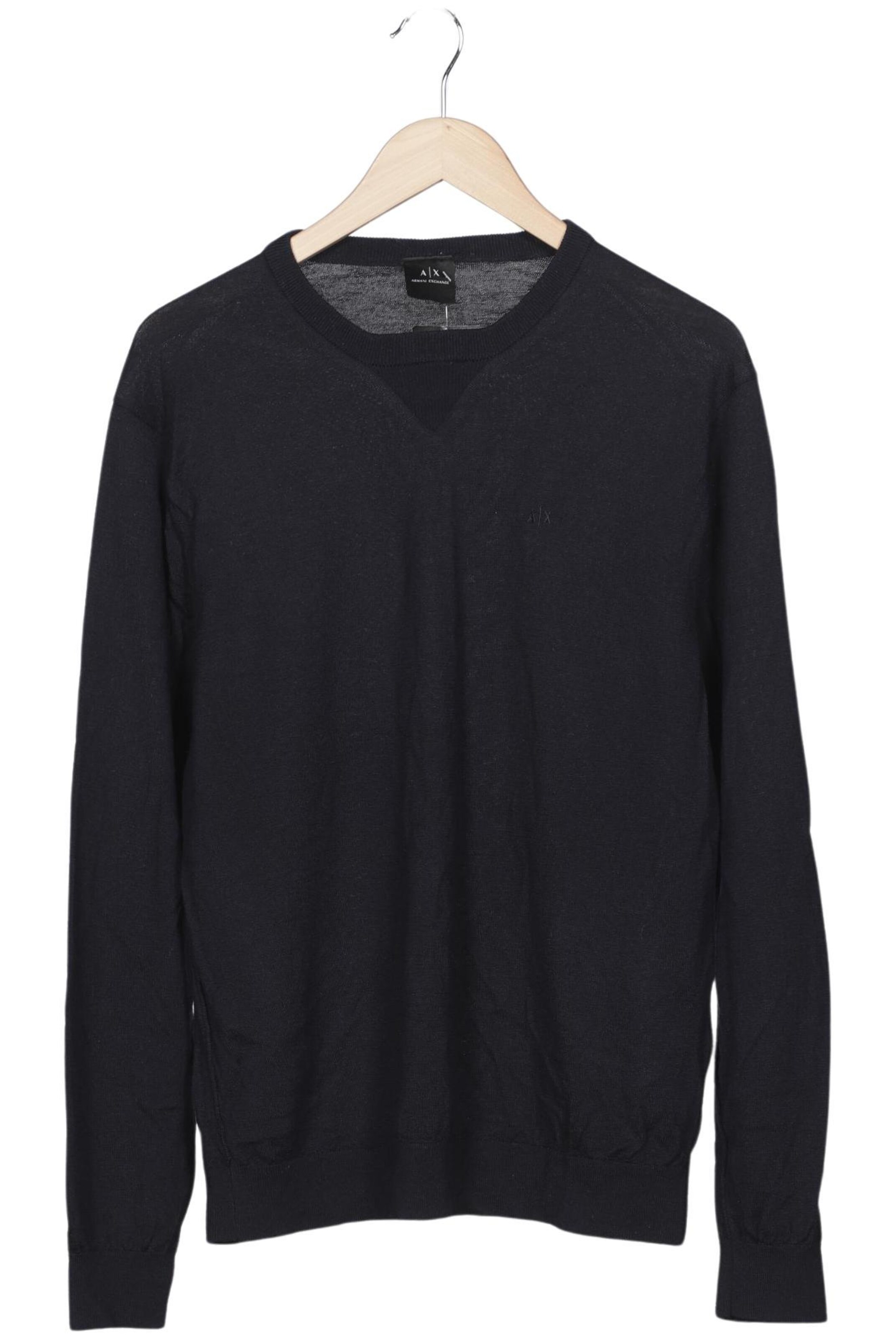 ARMANI EXCHANGE Sweater & Cardigan in XL in Blue: front