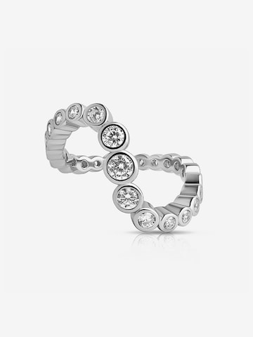 CLASSYANDFABULOUS Jewelry Ring 'LE GRANDE RÊVE DE MER' in Silber: Vorderseite