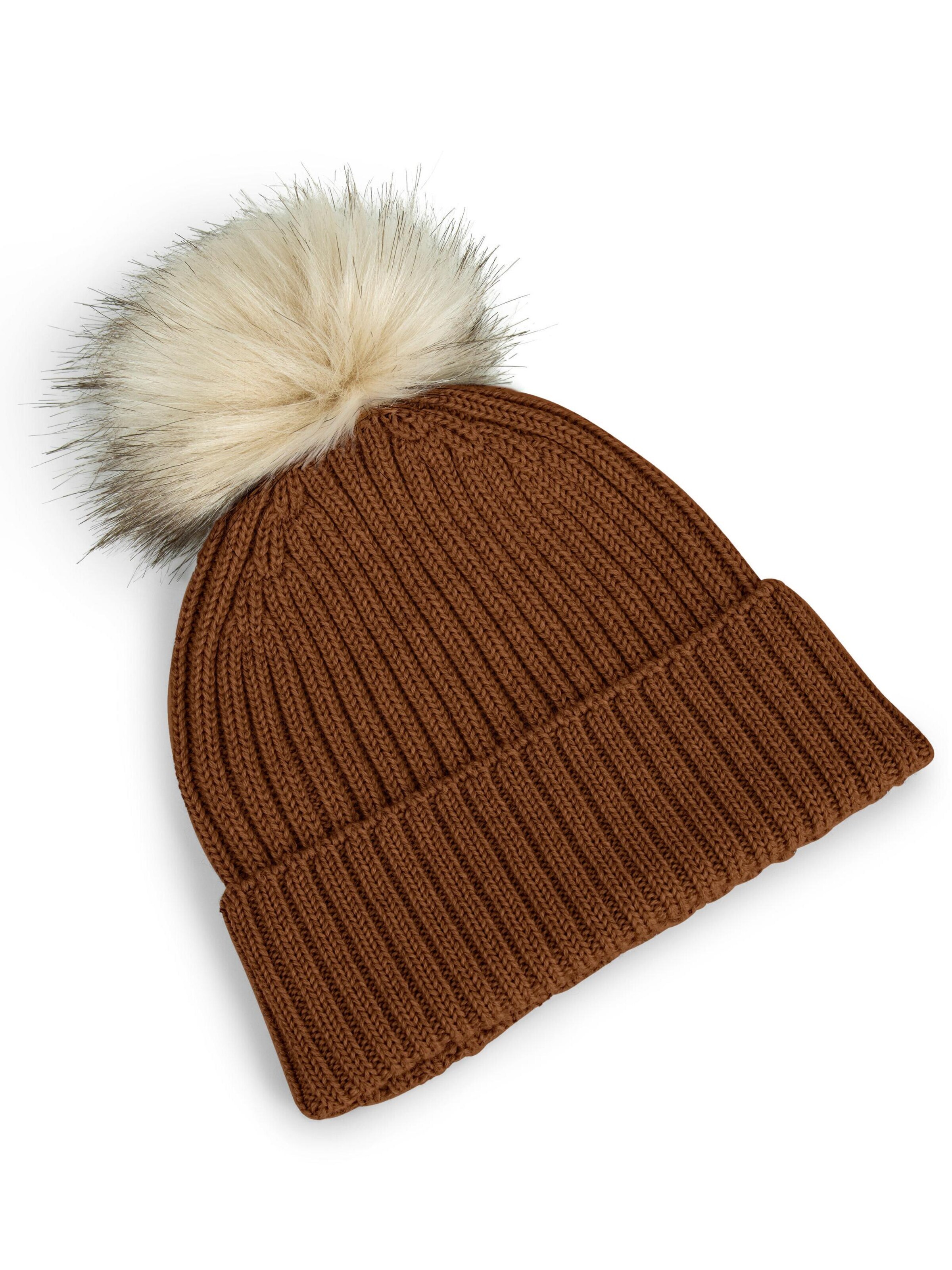 FALKE Beanie in Brown: front