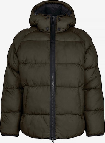 Barbour International Zimní bunda 'Driesh Quilt' – zelená: přední strana
