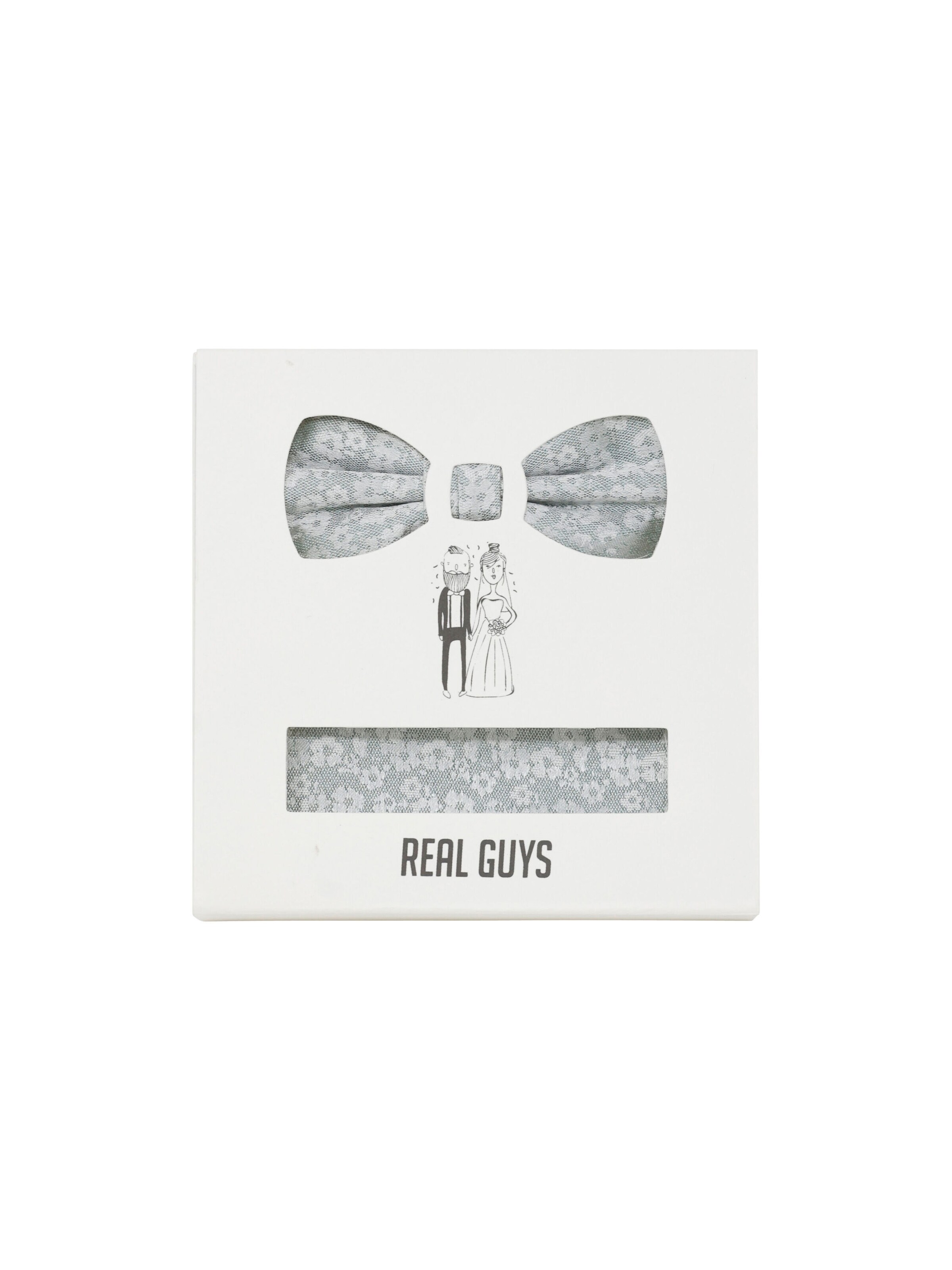 Real Guys Bow Tie in Grey
