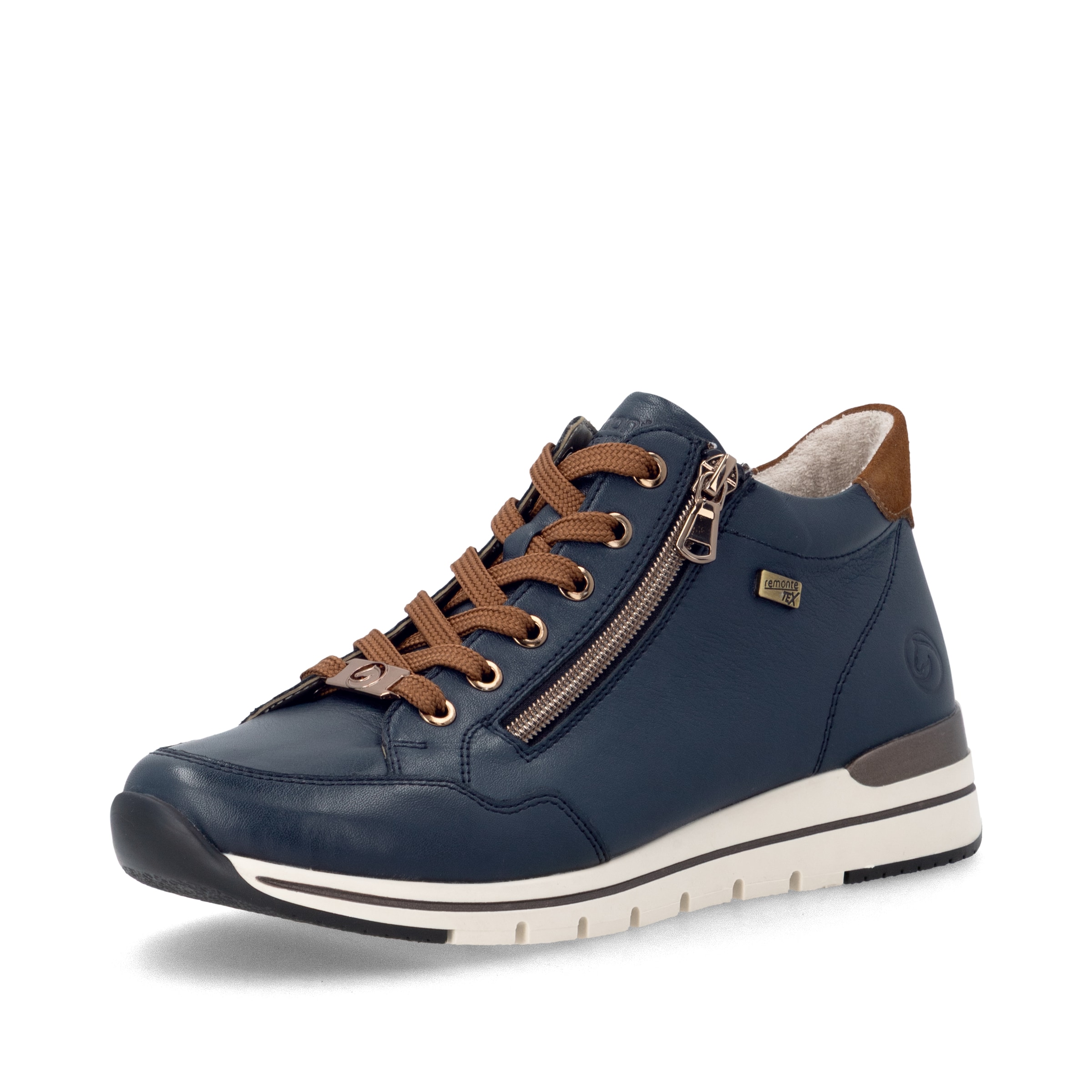 Baskets hautes 'R6777' REMONTE en bleu : devant