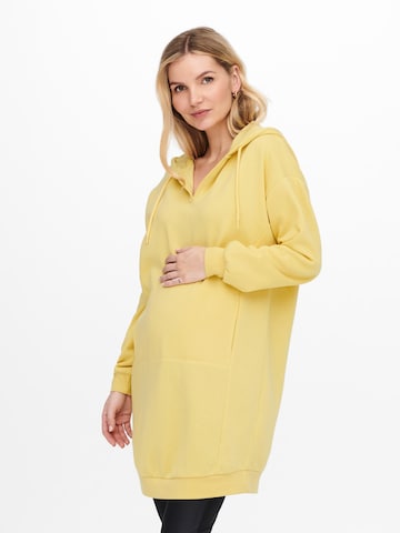 Only Maternity Šaty – žlutá: přední strana